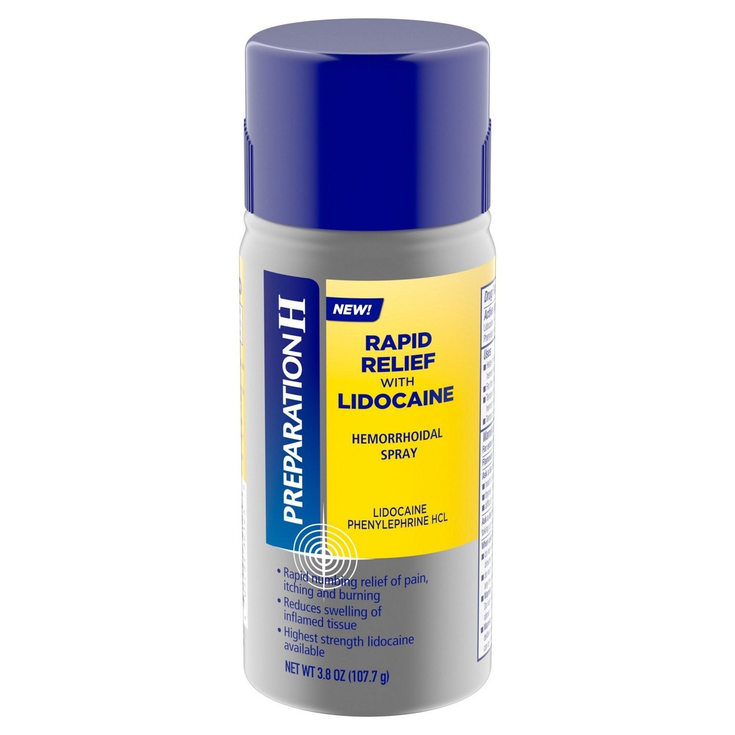 Preparation H Rapid Relief with Lidocaine Hemorrhoidal Spray (3.8 oz)