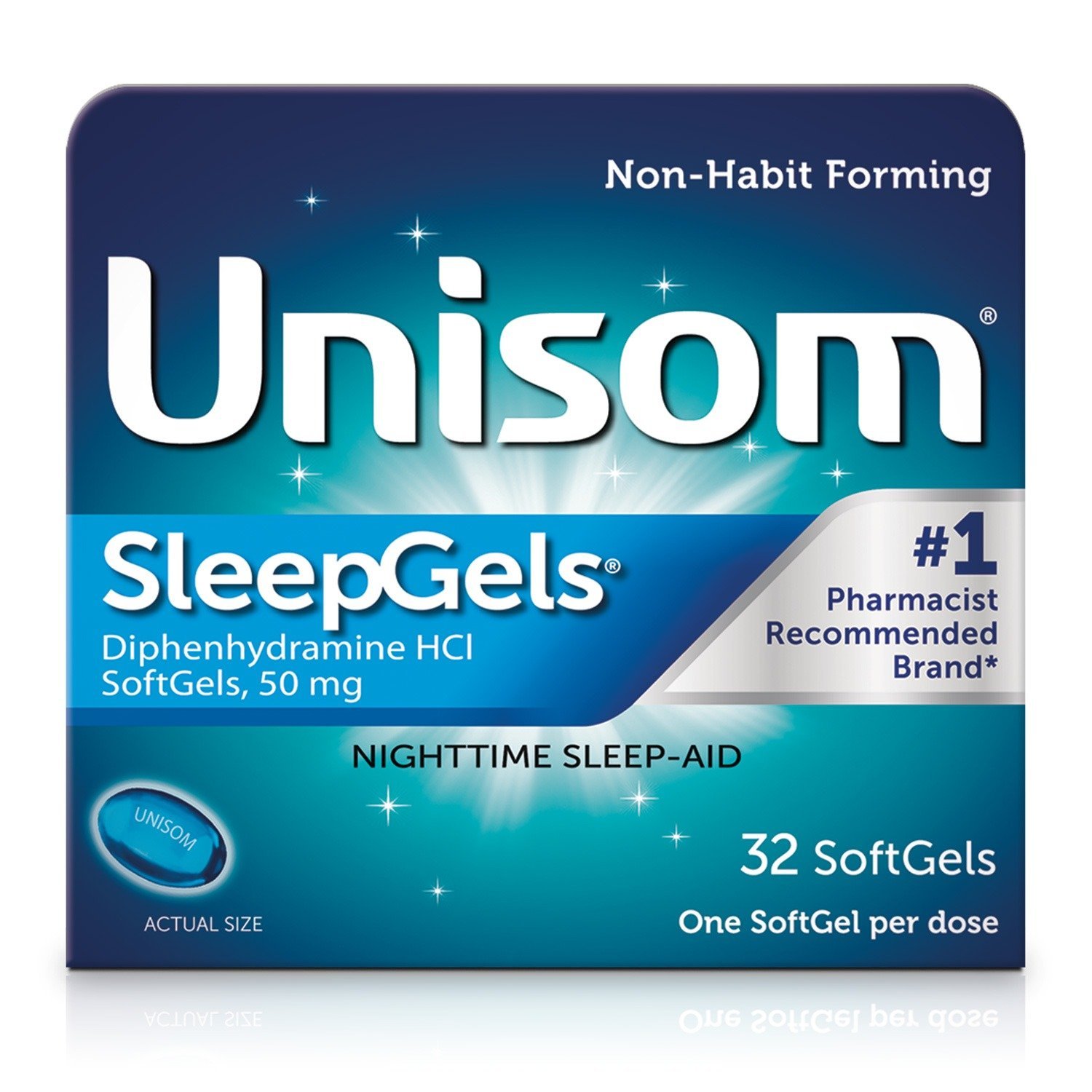 Unisom SleepGels Nighttime Sleep-Aid Softgels 32ct