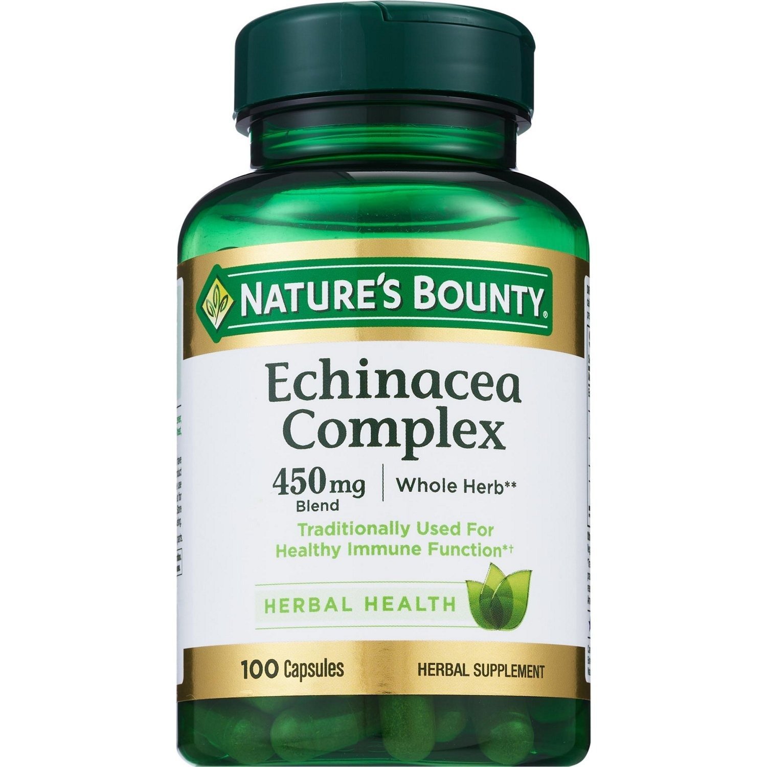 Nature s Bounty Echinacea Complex Capsules  450Mg  100 Ct